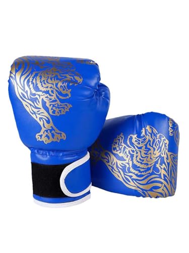 Fldy Erwachsener Kinder Boxhandschuhe Für Kampfsport Sparring Junior-Handschuhe Strapazierfähiges Leder MMA-Training Boxsack Blau Einheitsgröße Fldy Erwachsener Kinder Boxhandschuhe Für Kampfsport Sparring Junior-Handschuhe Strapazierfähiges Leder MMA-Training Boxsack Blau Einheitsgröße von Fldy