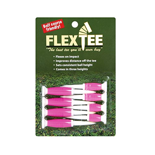 Flex Tee Unisex-Erwachsene Flexible Golf-Tees, 8 Stück, Pink, Assorted Flex Tee Unisex-Erwachsene Flexible Golf-Tees, 8 Stück, Pink, Assorted von Flextee
