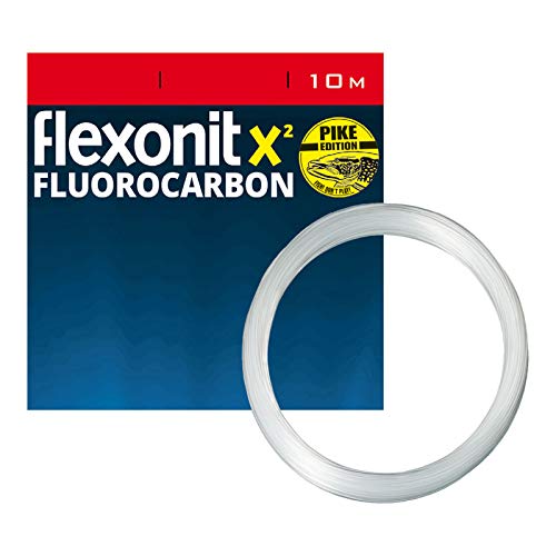 flexonit Hecht Vorfachmaterial Fluoro Profi-X² Fluoro Pike 0,80mm 10m 36,8kg von flexonit