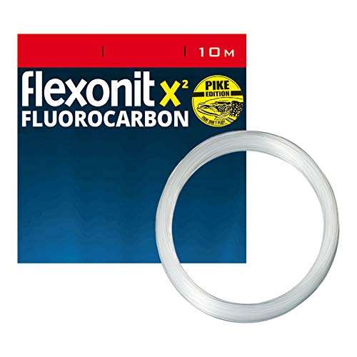 Flexonit Unisex – Erwachsene 10C4050801049179C10 Hecht Vorfachmaterial Profi-X² Fluor-Pike 0,80mm 10m 36,8kg, Bunt, Normal Flexonit Unisex – Erwachsene 10C4050801049179C10 Hecht Vorfachmaterial Profi-X² Fluor-Pike 0,80mm 10m 36,8kg, Bunt, Normal von Flexonit