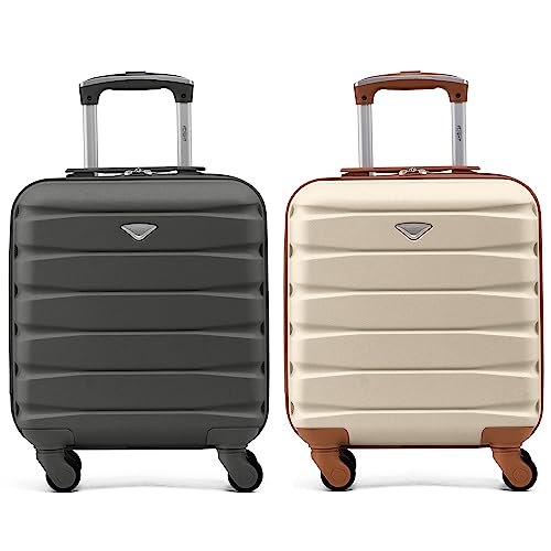 Flight Knight 2er-Set Leichte 4-Rad-abs-hartschalenkoffer Handgepack, Zugelassen Fur Uber 35 Fluggesellschaften, Einschließlich Easyjet, Maximale Große Fur KLM Und Air France 55x35x25cm Flight Knight 2er-Set Leichte 4-Rad-abs-hartschalenkoffer Handgepack, Zugelassen Fur Uber 35 Fluggesellschaften, Einschließlich Easyjet, Maximale Große Fur KLM Und Air France 55x35x25cm von Flight Knight