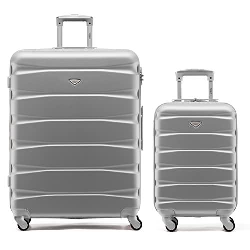 Flight Knight ABS Leichtgewicht Reisekoffer Koffer 3 Groben Kompatibel Mit Air Berlin, Lufthansa, Eurowings, easyJet, Ryanair Und Viele Mehr! Handgepack & Grober Koffer Mit 4 Rollen. Flight Knight ABS Leichtgewicht Reisekoffer Koffer 3 Groben Kompatibel Mit Air Berlin, Lufthansa, Eurowings, easyJet, Ryanair Und Viele Mehr! Handgepack & Grober Koffer Mit 4 Rollen. von Flight Knight