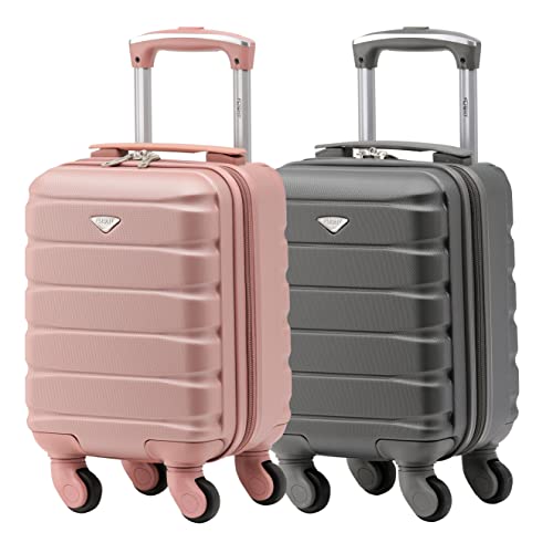 Flight Knight Leichte 4-Rad-abs-hartschalenkoffer Handgepack, Zugelassen Fur Uber 100 Fluggesellschaften, Einschließlich Easyjet & Maximale Große Fur Vueling & Wizz Air 40x30x20 cm von Flight Knight