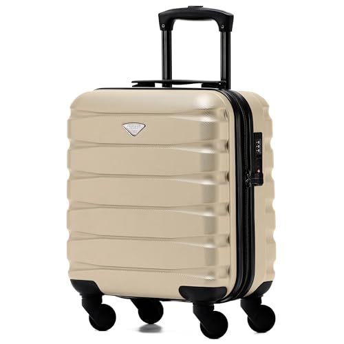 Flight Knight Leichtes, Starres Abs-handgepack Mit 4 Radern, Zugelassen Fur Uber 100 Fluggesellschaften, Darunter Air France, Ryanair Und Easyjet, 45x36x20cm Flight Knight Leichtes, Starres Abs-handgepack Mit 4 Radern, Zugelassen Fur Uber 100 Fluggesellschaften, Darunter Air France, Ryanair Und Easyjet, 45x36x20cm von Flight Knight