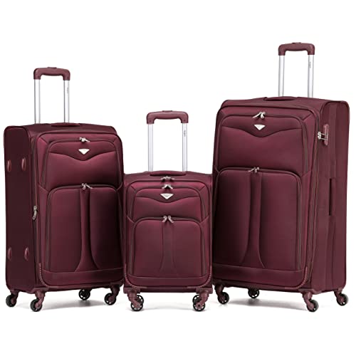 Flight Knight Lightweight 4 Wheel 800D Soft Case Suitcases Anti Crack Cabin & Hold Luggage Options Approved for Over 100 Airlines Including easyJet, BA & Many More! Flight Knight Lightweight 4 Wheel 800D Soft Case Suitcases Anti Crack Cabin & Hold Luggage Options Approved for Over 100 Airlines Including easyJet, BA & Many More! von Flight Knight