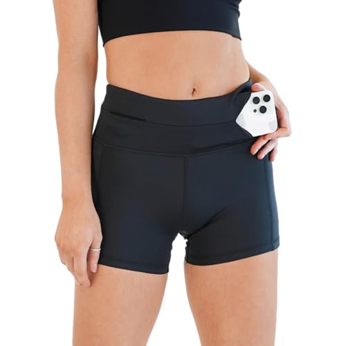 FlipBelt Compression Shorts 3 inch Inseam Black medium von FlipBelt