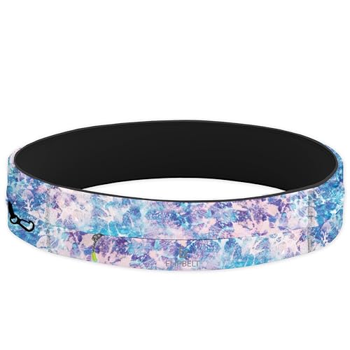 FlipBelt Unisex-Erwachsene Fb0200 Laufgürtel, Ocean Bloom, X-Small von FlipBelt