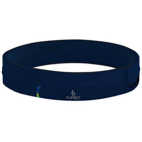 FlipBelt Zipper - Laufgürtel für Handy & kleines Zubehör - Sport-Bauchtasche für Damen und Herren - L - Mitternachtsblau FlipBelt Zipper - Laufgürtel für Handy & kleines Zubehör - Sport-Bauchtasche für Damen und Herren - L - Mitternachtsblau von FlipBelt