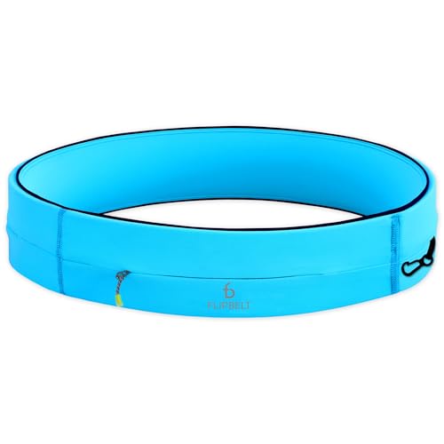 FlipBelt Zipper - Laufgürtel für Handy & kleines Zubehör - Sport-Bauchtasche für Damen und Herren - XS - Aqua FlipBelt Zipper - Laufgürtel für Handy & kleines Zubehör - Sport-Bauchtasche für Damen und Herren - XS - Aqua von FlipBelt