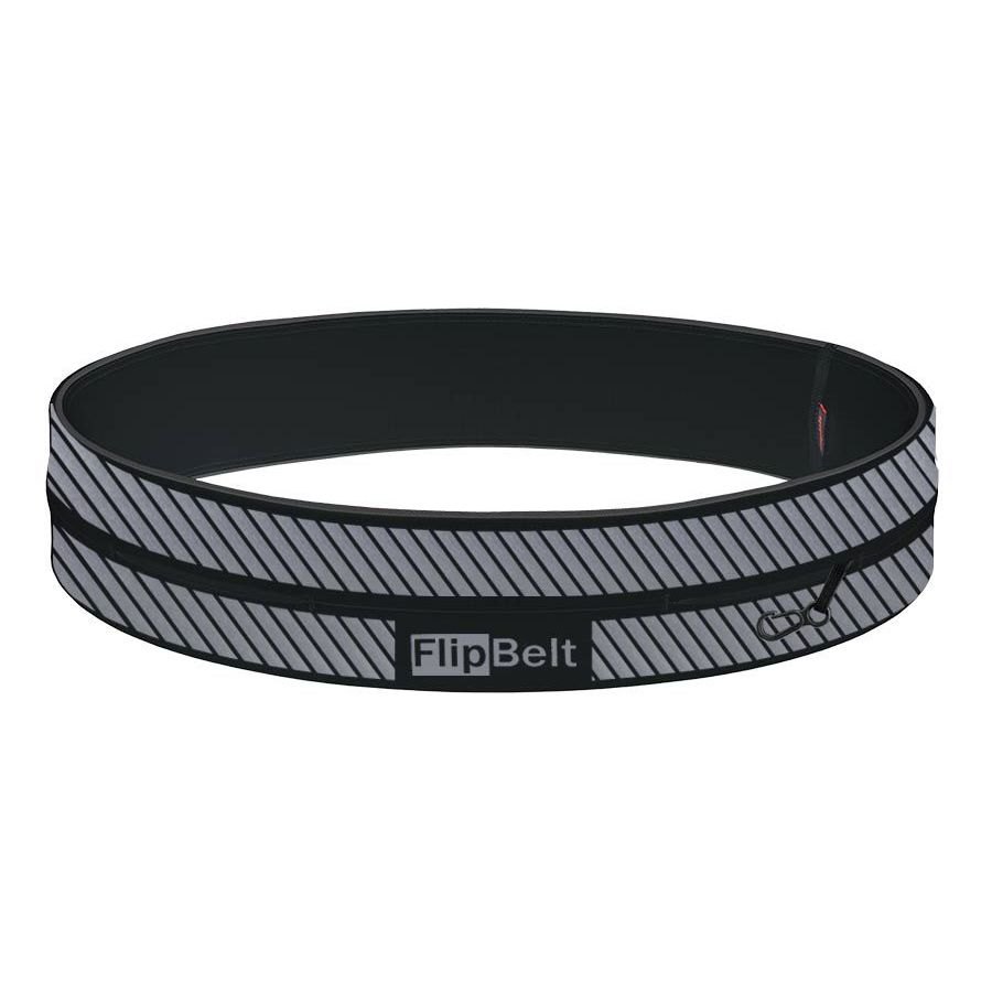 Flipbelt Fitness Reflective Running Belt Schwarz S von Flipbelt