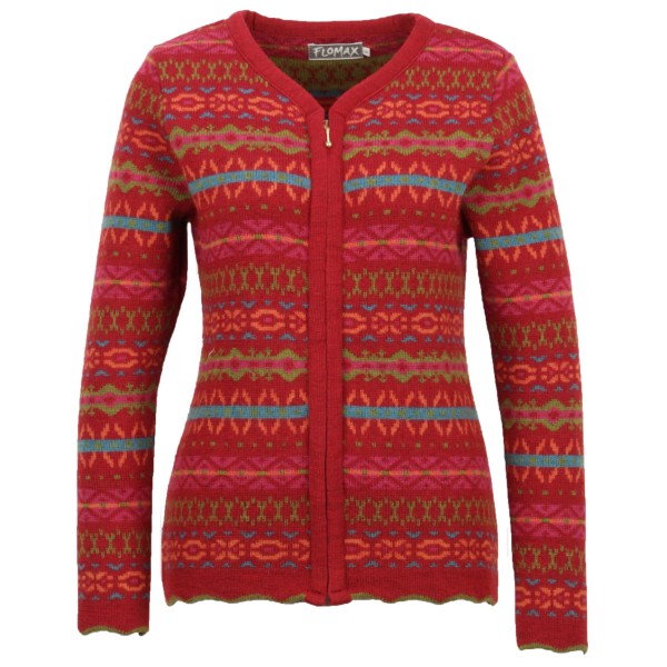 Flomax - Women's Jacke Reißverschluss Tami - Wolljacke Gr XS rot Flomax - Women's Jacke Reißverschluss Tami - Wolljacke Gr XS rot von Flomax