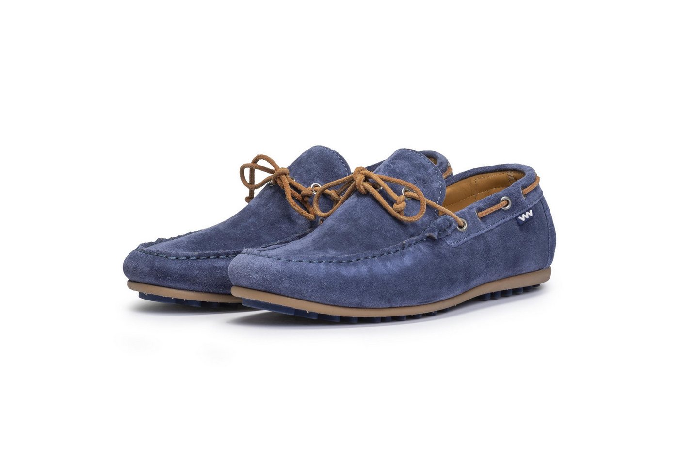 Floris van Bommel Floris Casual Blue Suede Sneaker von Floris van Bommel