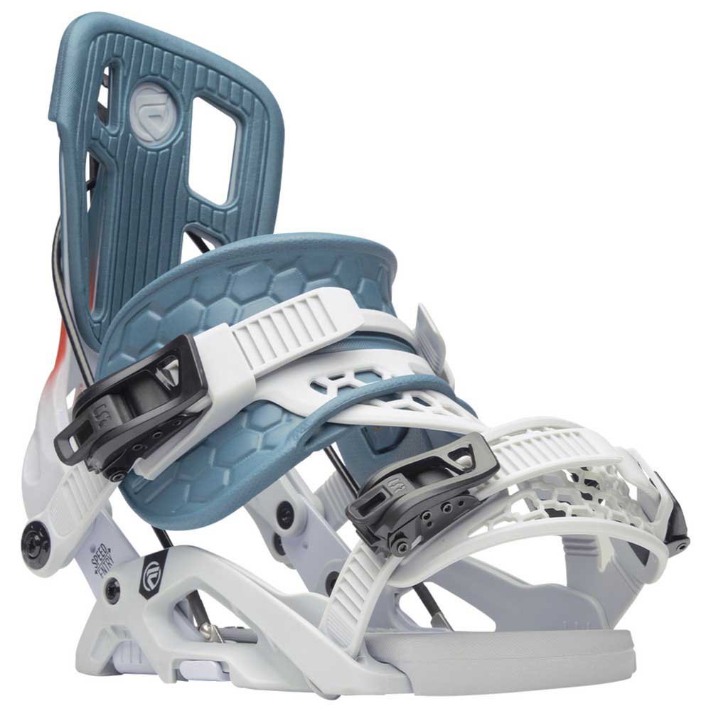 Flow Fuse Hybrid Snowboard Bindings Blau XL von Flow