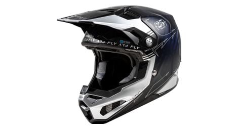 fly racing integralhelm fly formula s carbon legacy carbonblau   silber von Fly Racing