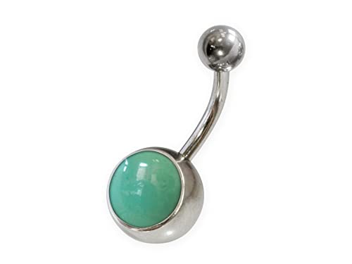 Fly Style Bauchnabelpiercing Edelstahl Paua Muschel Perlmutt, Grösse:10 mm, Farbwahl:grün Fly Style Bauchnabelpiercing Edelstahl Paua Muschel Perlmutt, Grösse:10 mm, Farbwahl:grün von Fly Style