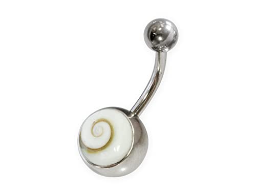 Fly Style Bauchnabelpiercing Edelstahl Paua Muschel Perlmutt, Grösse:8 mm, Farbwahl:Shivaauge Fly Style Bauchnabelpiercing Edelstahl Paua Muschel Perlmutt, Grösse:8 mm, Farbwahl:Shivaauge von Fly Style