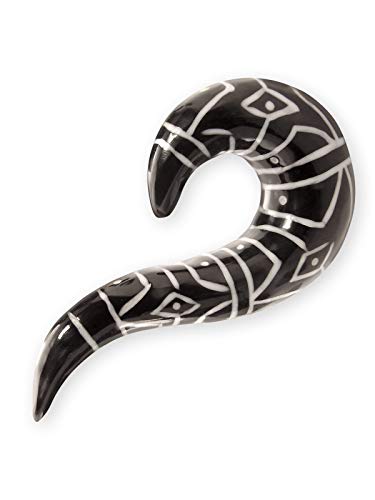 Fly Style Piercing Ohr Expander aus Horn und Knochen - Dehnschnecke Dehnspirale Dehnungsschnecke Dehnsichel, Grösse:6 mm Fly Style Piercing Ohr Expander aus Horn und Knochen - Dehnschnecke Dehnspirale Dehnungsschnecke Dehnsichel, Grösse:6 mm von Fly Style