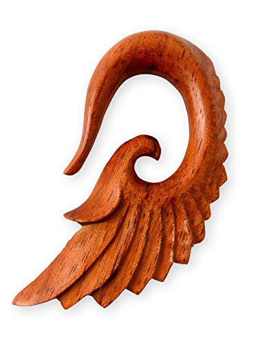 Fly Style Ohr Expander Ohrhänger Engels-Flügel 4-12 mm Holz Knochen Horn, Grösse:8 mm, Farbwahl:braun Fly Style Ohr Expander Ohrhänger Engels-Flügel 4-12 mm Holz Knochen Horn, Grösse:8 mm, Farbwahl:braun von Fly Style