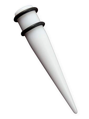 Fly Style Piercing Ohr Expander aus Acryl - Dehnstab Dehnstift Dehnungsstab Dehnungsstift Dehnsichel, Grösse:8 mm, Farbwahl:Weiss Fly Style Piercing Ohr Expander aus Acryl - Dehnstab Dehnstift Dehnungsstab Dehnungsstift Dehnsichel, Grösse:8 mm, Farbwahl:Weiss von Fly Style