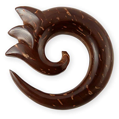 Fly Style Piercing Ohr Expander aus Holz - Kokosnuss Dehnschnecke Dehnspirale Dehnungsschnecke Dehnsichel, Grösse:8 mm Fly Style Piercing Ohr Expander aus Holz - Kokosnuss Dehnschnecke Dehnspirale Dehnungsschnecke Dehnsichel, Grösse:8 mm von Fly Style