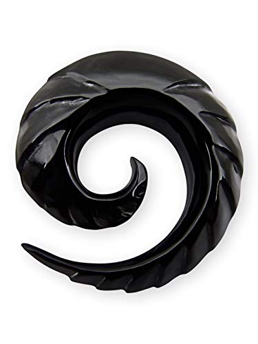 Fly Style Piercing Ohr Expander aus Horn - Dehnschnecke Dehnspirale Dehnungsschnecke Dehnsichel - Sägezahn, Grösse:6 mm Fly Style Piercing Ohr Expander aus Horn - Dehnschnecke Dehnspirale Dehnungsschnecke Dehnsichel - Sägezahn, Grösse:6 mm von Fly Style