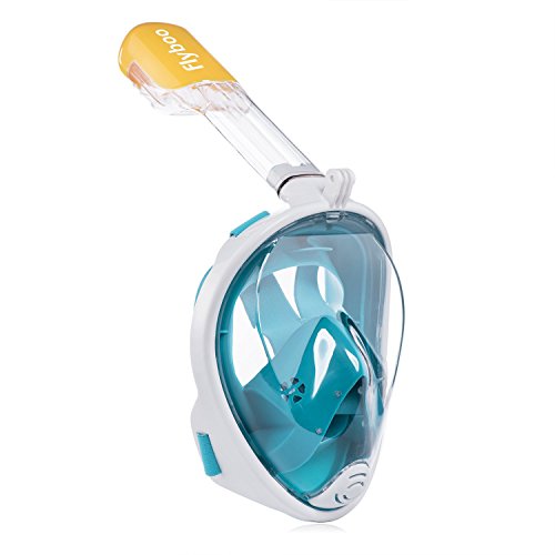 Flyboo Tauchmaske Schnorchelmaske Vollmaske,180-Grad-Sicht Tauchmasken mit Panorama-Vollgesichtsdesign,Sportkameras Kompatible Taucherbrille für Erwachsene und Kinder Flyboo Tauchmaske Schnorchelmaske Vollmaske,180-Grad-Sicht Tauchmasken mit Panorama-Vollgesichtsdesign,Sportkameras Kompatible Taucherbrille für Erwachsene und Kinder von Flyboo