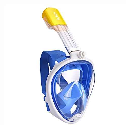 Flyboo Tauchmaske Schnorchelmaske Vollmaske,182-Grad-Sicht Tauchmasken mit Panorama-Vollgesichtsdesign,Sportkameras Kompatible Taucherbrille für Erwachsene und Kinder Flyboo Tauchmaske Schnorchelmaske Vollmaske,182-Grad-Sicht Tauchmasken mit Panorama-Vollgesichtsdesign,Sportkameras Kompatible Taucherbrille für Erwachsene und Kinder von Flyboo