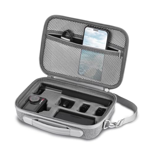 Flymile Osmo Action 5 Pro Tasche für DJI Osmo Action 5/4 Kamera Akku Case, Tragbare Tragetasche Umhängetasche Koffer, kompatibel mit DJI Osmo Action 5, 4, 3, Adventure Combo Zubehör Flymile Osmo Action 5 Pro Tasche für DJI Osmo Action 5/4 Kamera Akku Case, Tragbare Tragetasche Umhängetasche Koffer, kompatibel mit DJI Osmo Action 5, 4, 3, Adventure Combo Zubehör von Flymile