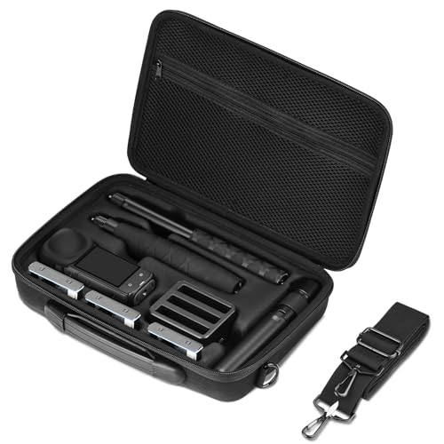 Flymile X4 Tasche für Insta360 X4, Stoßfeste Hartschalen-Tragetasche mit Schultergurt, Kompakte Aufbewahrungstasche für Insta360 X4 Action-Kamera Zubehör - Nylon Flymile X4 Tasche für Insta360 X4, Stoßfeste Hartschalen-Tragetasche mit Schultergurt, Kompakte Aufbewahrungstasche für Insta360 X4 Action-Kamera Zubehör - Nylon von Flymile