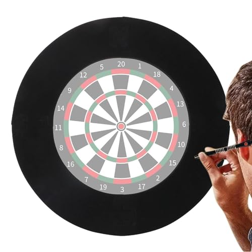 FmtwPhn 45cm Dart Surround Catchring In Schwarz, Dart Catchring Surround, Hochwertiger Dart Surround Für Alle Dartscheiben, Dartscheibe Schutzring, Professioneller Wandschutz Ohne Zusatzbefestigung FmtwPhn 45cm Dart Surround Catchring In Schwarz, Dart Catchring Surround, Hochwertiger Dart Surround Für Alle Dartscheiben, Dartscheibe Schutzring, Professioneller Wandschutz Ohne Zusatzbefestigung von FmtwPhn
