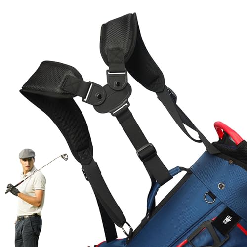 Fmzrbnih Ersatztaschengurte – Doppel-Schulter-Ersatzgeschirr, Golftaschen-Tragesystem, Golftaschen-Schlinge, Sporttaschen, Tragegurt für Outdoor-Sport, Männer und Frauen, 34 x 8 cm, Schwarz Fmzrbnih Ersatztaschengurte – Doppel-Schulter-Ersatzgeschirr, Golftaschen-Tragesystem, Golftaschen-Schlinge, Sporttaschen, Tragegurt für Outdoor-Sport, Männer und Frauen, 34 x 8 cm, Schwarz von Fmzrbnih