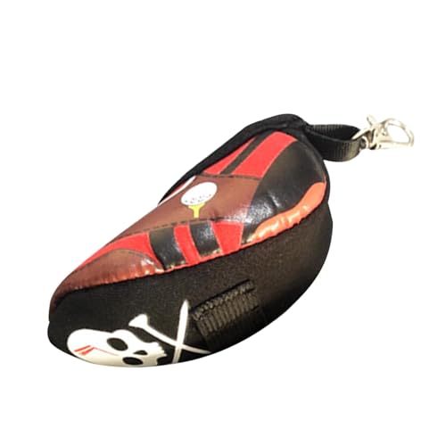 Fmzrbnih Golfball-Hüfttasche,Golfball-Hüfttasche - Schuhförmige Golfballtasche,Golf Utility Pouch, Neoprentasche, für 2 Golfbälle und 2 Tees, Golfzubehör von Fmzrbnih