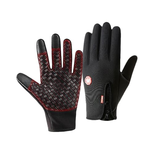 Fmzrbnih Handschuhe für kaltes Wetter, rutschfeste, warme, winddichte Handschuhe | Winter-Thermo-Touchscreen-Handschuhe zum Autofahren, Wandern, Schnee, Arbeit, Männer und Frauen, Outdoor-Aktivitäten von Fmzrbnih