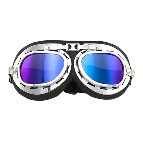 Fmzrbnih Offroad-Brillen, Reitbrillen - Winddichte Pilotenbrille zum Motorradfahren - Staubdichte Motorradbrille über Brille, Outdoor-Brille, Motocross-Brille für den Außenbereich von Fmzrbnih