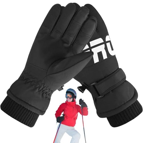 Fmzrbnih Winterhandschuhe Damen,Winterhandschuhe Herren,Warme -Handschuhe | Thermo-Handschuhe, Touchscreen, Winddicht, Winter-Tippsport-Fußballhandschuhe für kaltes Wetter von Fmzrbnih