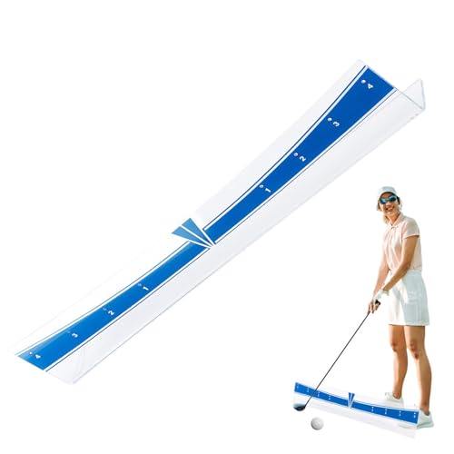 Putting Arc - Golftrainer, Bahn-Putting-Trainer | Leichte, Verstellbare Putthilfe Und Trainingshilfe, Golfzubehör Für Enthusiasten, Damen, Herren, (23,74 X 2,95 X 4,33 Zoll) von Fmzrbnih