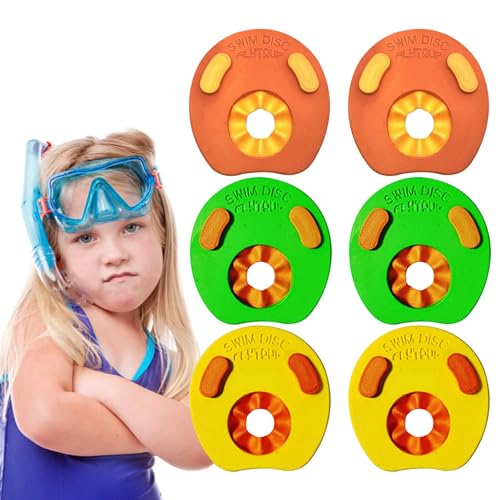 Schwimmflügel für Wassergymnastik, EVA-Schaum, Schwimmarmbänder, Schwimmarmbänder, Schwimmhilfe, Schwimmhilfe, Sommer-Poolzubehör für Kinder, 6 Stück von Fmzrbnih