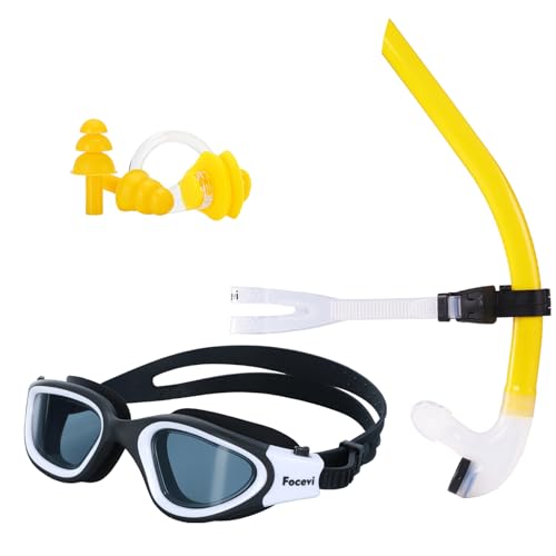 Focevi Schwimmen Schnorchel, Schwimmer Schnorchel Ausrüstung für Schwimmen Schnorchel Training im Pool und Freiwasser, Geeignet für Erwachsene und Kinder ab 12 Jahren Focevi Schwimmen Schnorchel, Schwimmer Schnorchel Ausrüstung für Schwimmen Schnorchel Training im Pool und Freiwasser, Geeignet für Erwachsene und Kinder ab 12 Jahren von Focevi