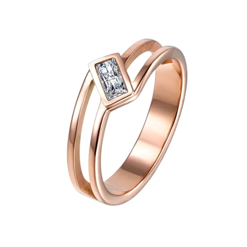 Focisa Ring Ringe Damen Bijouterie Herren Stilvoller Ringschmuck Damen-Eheringe Sehr Stilvolle Ringe 7 von Focisa