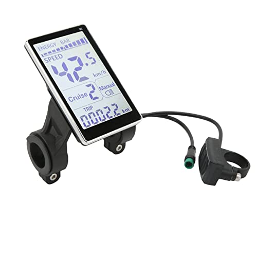Focket LCD-Display für Elektrofahrräder, 24 V 36 V 48 V 60 V M5 LCD-Bildschirm Ebike-LCD-Display-Bedienfeld Wasserdicht Elektrofahrrad Motor Controller-Display-Meter Fahrradzubehör Focket LCD-Display für Elektrofahrräder, 24 V 36 V 48 V 60 V M5 LCD-Bildschirm Ebike-LCD-Display-Bedienfeld Wasserdicht Elektrofahrrad Motor Controller-Display-Meter Fahrradzubehör von Focket