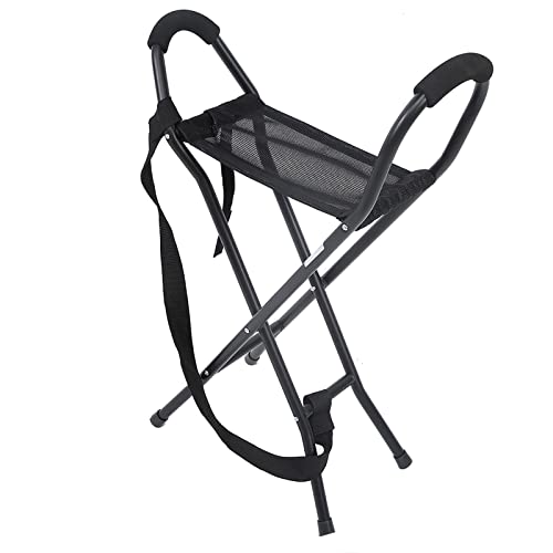 Faltbarer Gehstock mit Sitz, Gehstock aus Aluminiumlegierung mit Gummifüßen, Verstellbarer Handstock für Frauen und Männer, Senioren Gleichgewicht, Mobilität, tägliche Lebenshilfe Faltbarer Gehstock mit Sitz, Gehstock aus Aluminiumlegierung mit Gummifüßen, Verstellbarer Handstock für Frauen und Männer, Senioren Gleichgewicht, Mobilität, tägliche Lebenshilfe von Fockety
