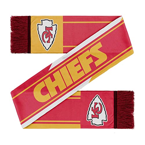 FOCO Kansas City Chiefs NFL Colourwave Scarf - Stück FOCO Kansas City Chiefs NFL Colourwave Scarf - Stück von FOCO