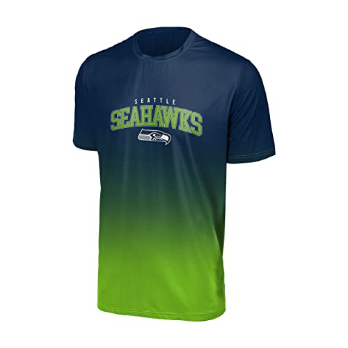 FOCO Seattle Seahawks NFL Gradient Mesh Jersey Short Sleeve Herren T-Shirt - M von FOCO