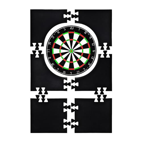 Dartscheiben-Wandschutz | Erweiterte Dart-Unterlage | Dartboard-Wandschild | 68,6 x 101,6 cm große Dartscheiben-Rückseite, stabile Wandschutz-Rückwand für Dartscheiben, schützt Wände vor Fehlwürfen von Foeirp