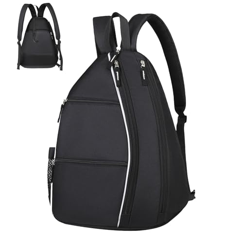 Foeirp Single Shoulder Schlägertasche, verstellbare Sportausrüstungstasche, gepolsterter Gurt, vielseitige und robuste Tasche für Tennisschläger, Badmintonschläger und Sportausrüstung von Foeirp