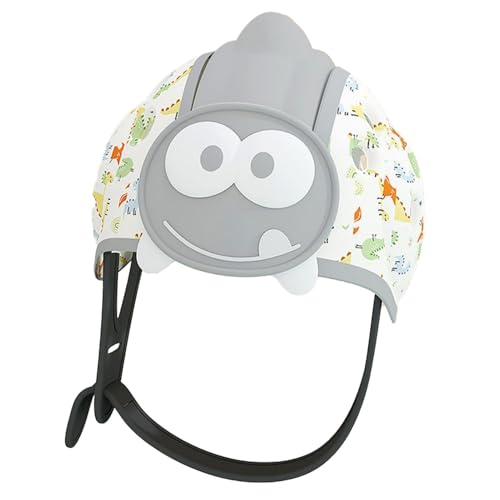 Krabbelkinder, bequem, atmungsaktiv, weich, Kopfschutzkappe, weicher Babyhelm, leichter Babyhelm, Baby-Sicherheitshelm, Baby-Kopfschutz, schützende Babykappe von Foeirp