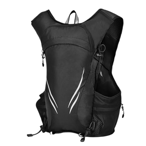 Leichte Lauf-Brusttasche, multifunktionaler Lauf-Trinkrucksack, reflektierender Lauf-Brustbeutel, Fitness-Brusttasche, 38 x 27 cm, für Laufen im Freien von Foeirp