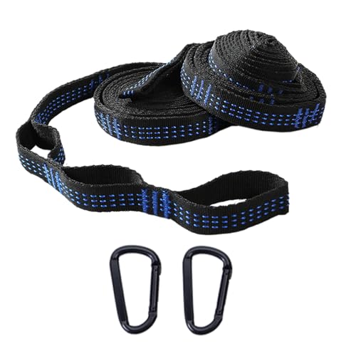 Fogun 2Pcs Outdoor Camping Hängematte Strap Verstärkte Nylons Strap Gürtel Seil Suspension Strap Tragbare Hängematte Zubehör von Fogun