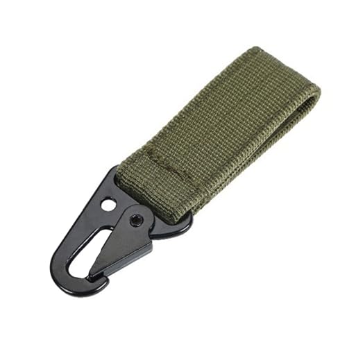 Tactically Nylon Gurtband Schnalle Karabiner Gürtelclip Schlüsselhalter Schnalle Multifunktions Schlüsselanhänger Gurt Clip Nylon Gurtband Schnalle Metallhaken Camping Und Wanderzubehör von Fogun