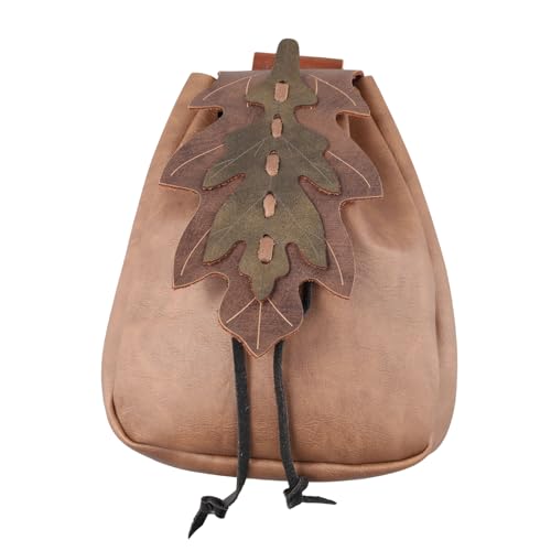 Vintage Mittelalterliche Hüfttasche Hüfttasche Leder Mittelalterliche Geprägte Gürteltasche Münztasche Vintage Tasche von Fogun